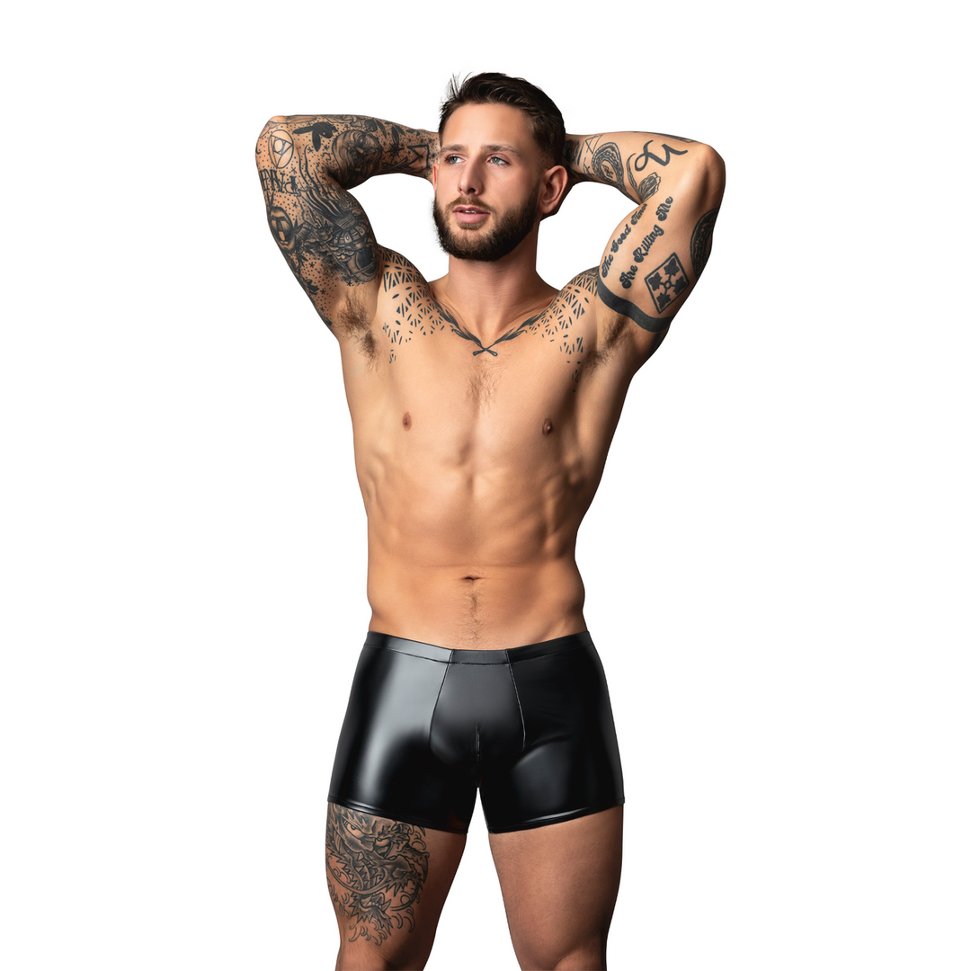 Intimo uomo Pouch – wetlook, nero 153301BKSL | Male Power