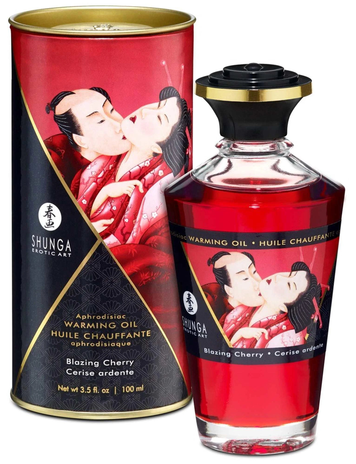 Prodotto per massaggio Blazing Cherry – riscaldante | Shunga