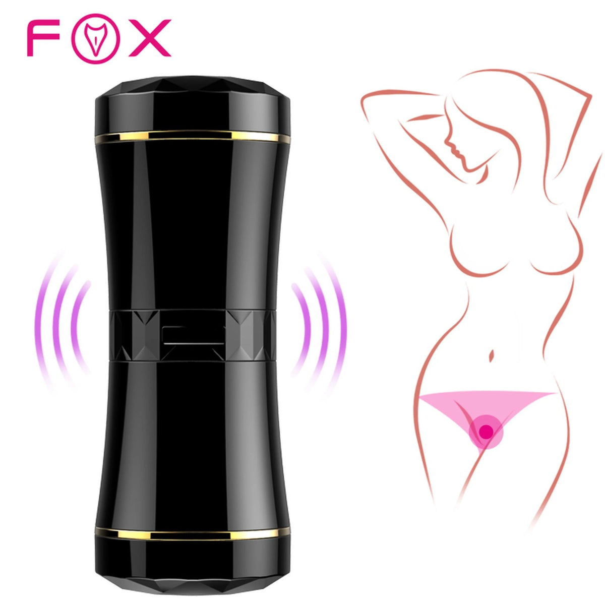 Masturbador Masturbation Ends – recargable, doble, nude | Favorites