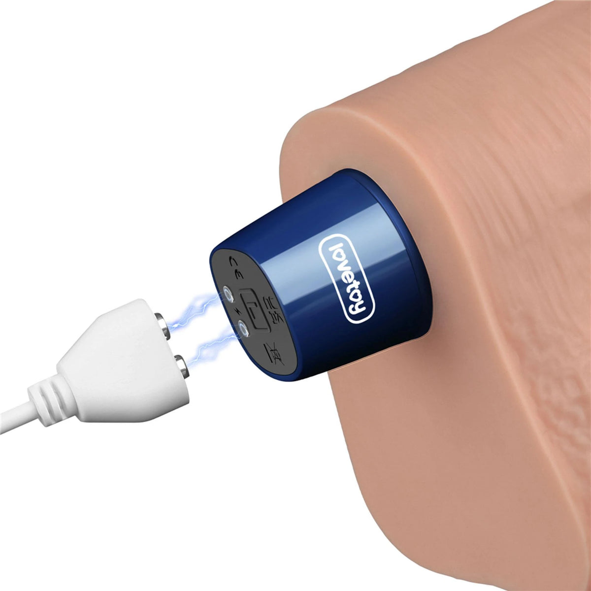 Gode Softee 10 fonctions – rechargeable, vibrant, nude 10-LV330214 | Lovetoy