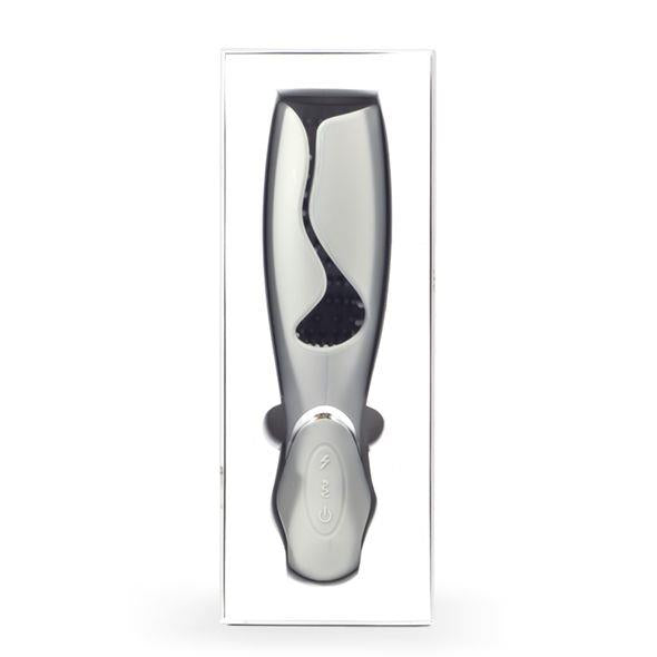 Masturbatore Vulcan 10 velocità – ricaricabile, vibrante, grigio | LoversPremium