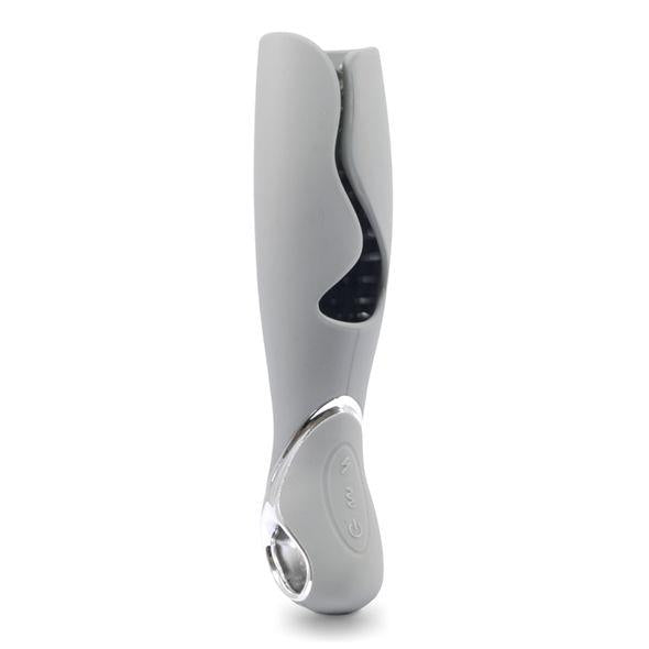 Masturbatore Vulcan 10 velocità – ricaricabile, vibrante, grigio | LoversPremium