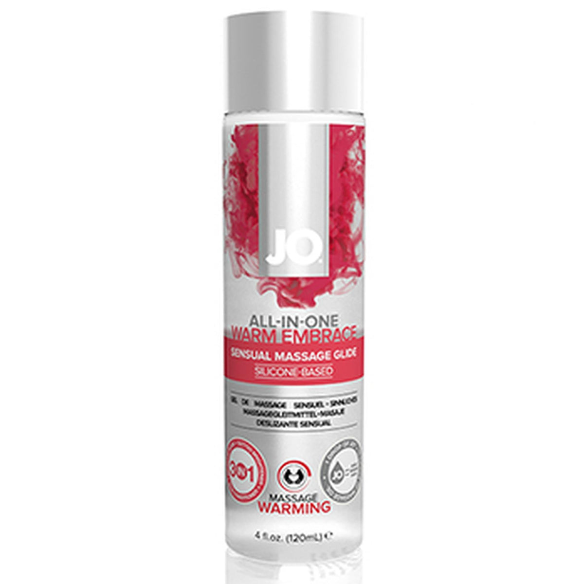Produit de massage All Sensual Glide 120 ml – chauffant | JO