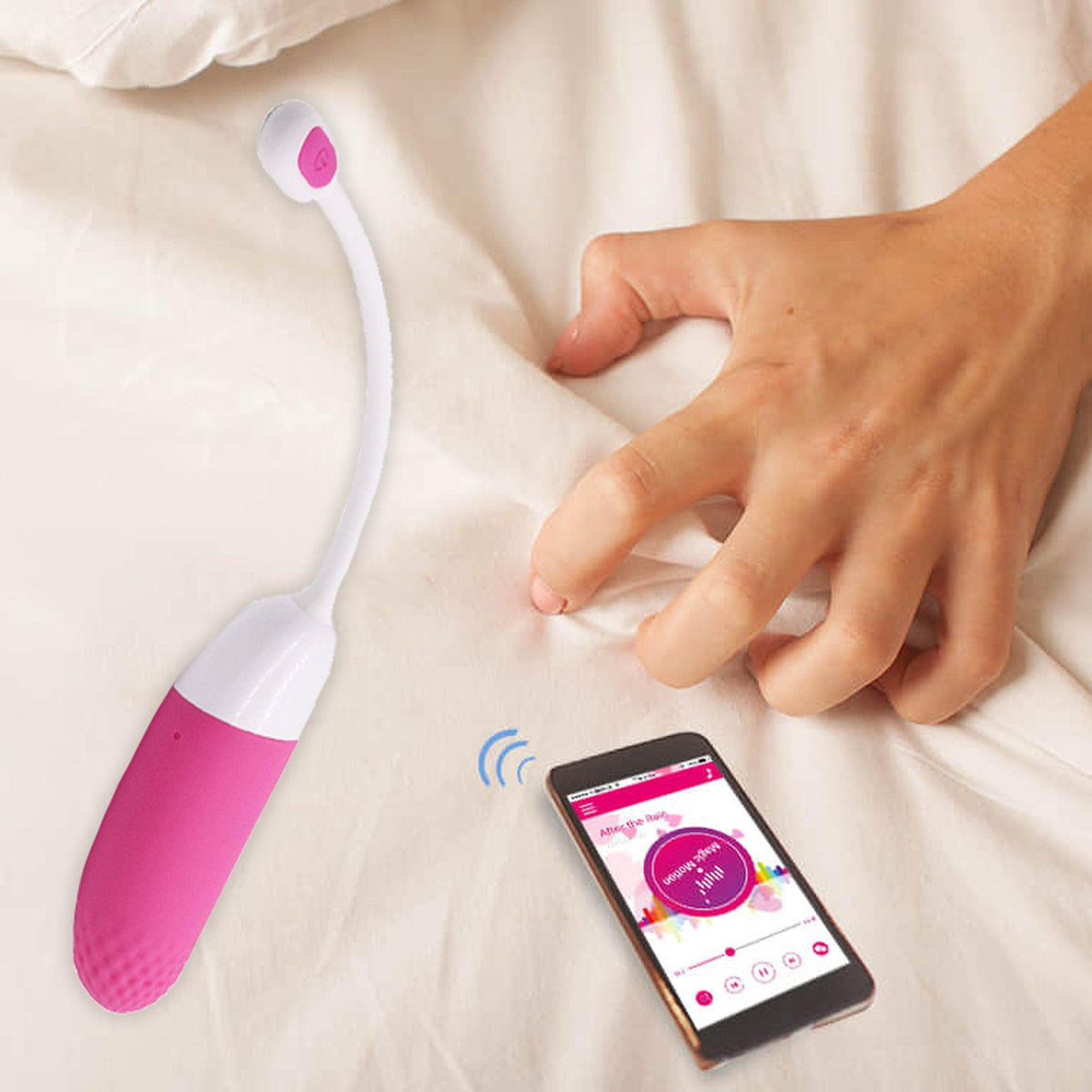 Vibrating egg Vini Controlled – rechargeable, pink | Magic Motion