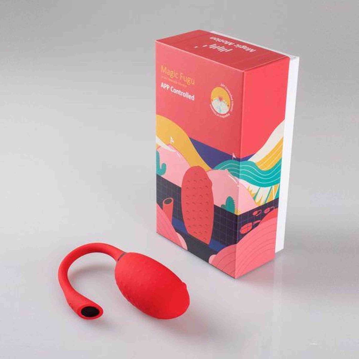 Vibrador especial Fugu Smart Wearable – controlado por app, recarregável, fúcsia | Magic Motion