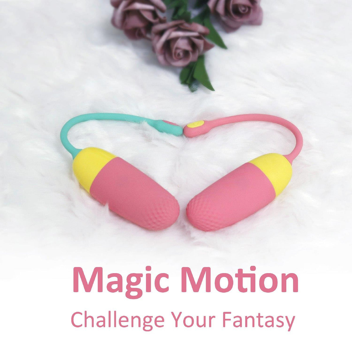 Vibrating egg Vini Controlled – rechargeable, orange | Magic Motion