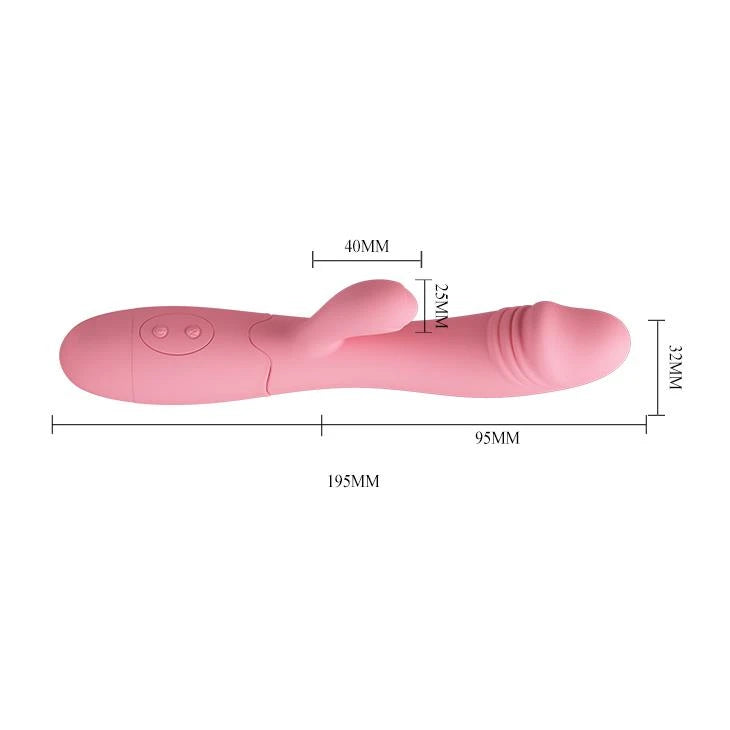 Vibrador punto G Snappy 30 funciones – recargable, rosa | Pretty Love