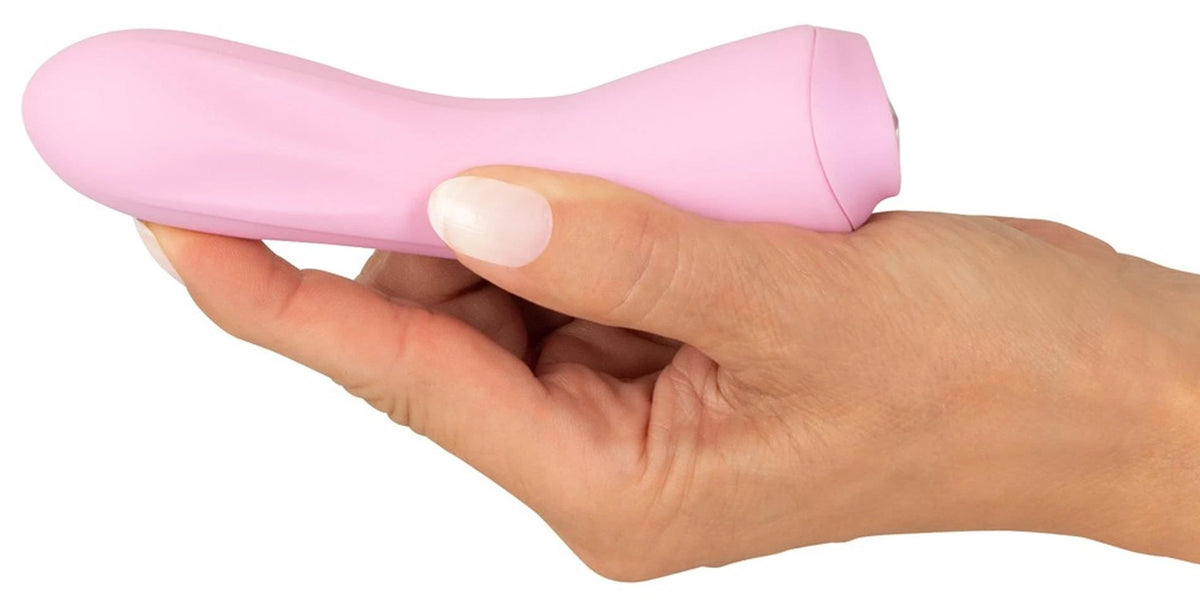Mini vibratore 13.6 cm – ricaricabile, rosa | Cuties