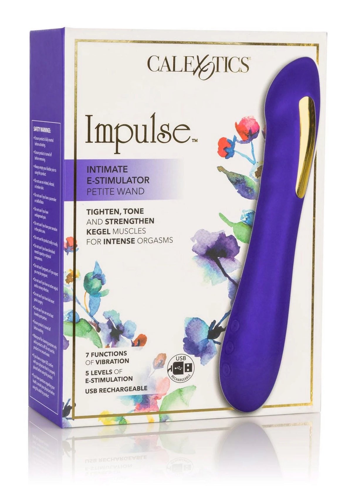 Masajeador wand Estim Petite 5 funciones – azul 30-13601-X-BLUE | Calexotics