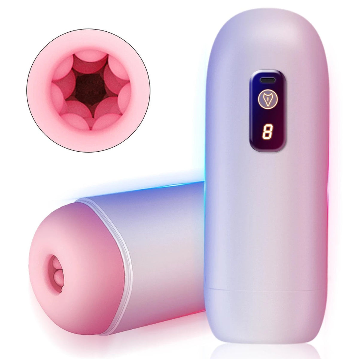 Masturbador 8 funciones – recargable, vibrador, nude | Favorites