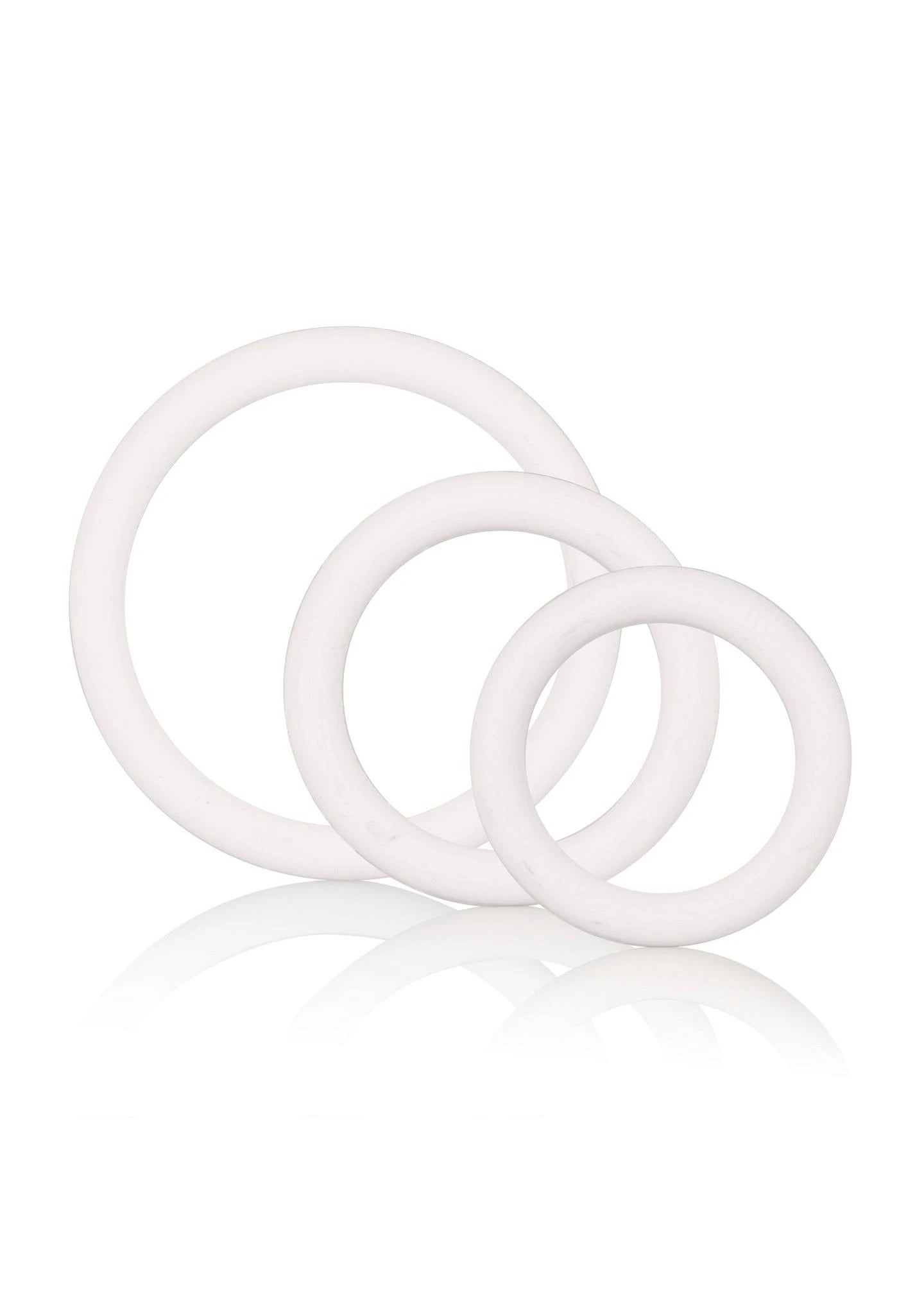 Anneau en caoutchouc - lot de 3 pièces blanc