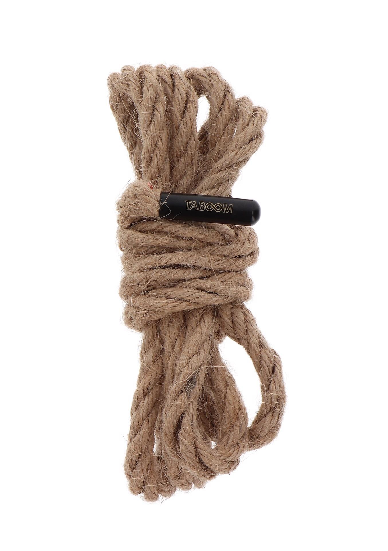Corde de chanvre 1,5 mètre 7 mm Naturel