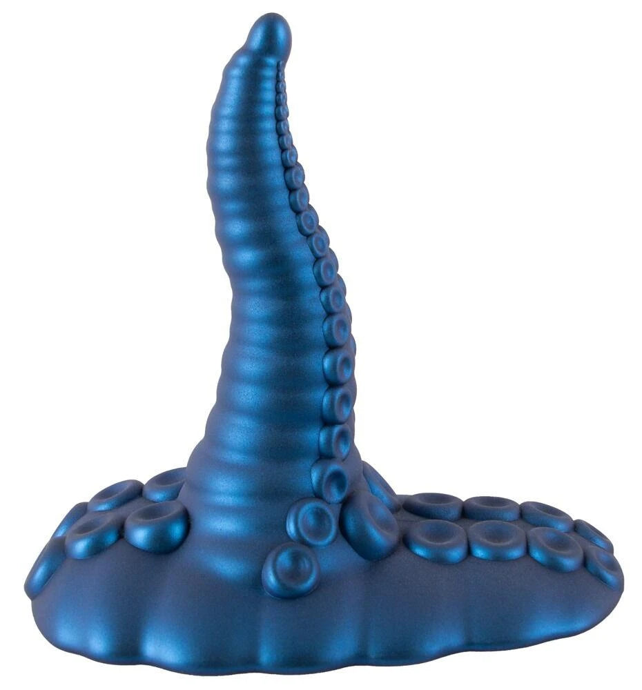 Realistic vibrator Tentacle Pad 10 functions – remote control, with suction cup, blue | Beasty Cocks