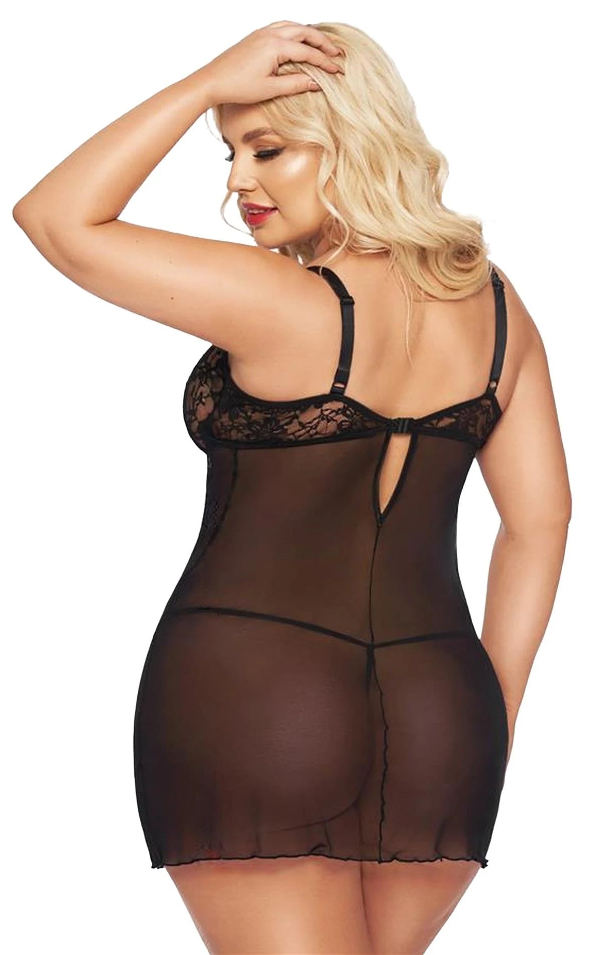 Babydoll Cornelia – black | SoftLine Collection