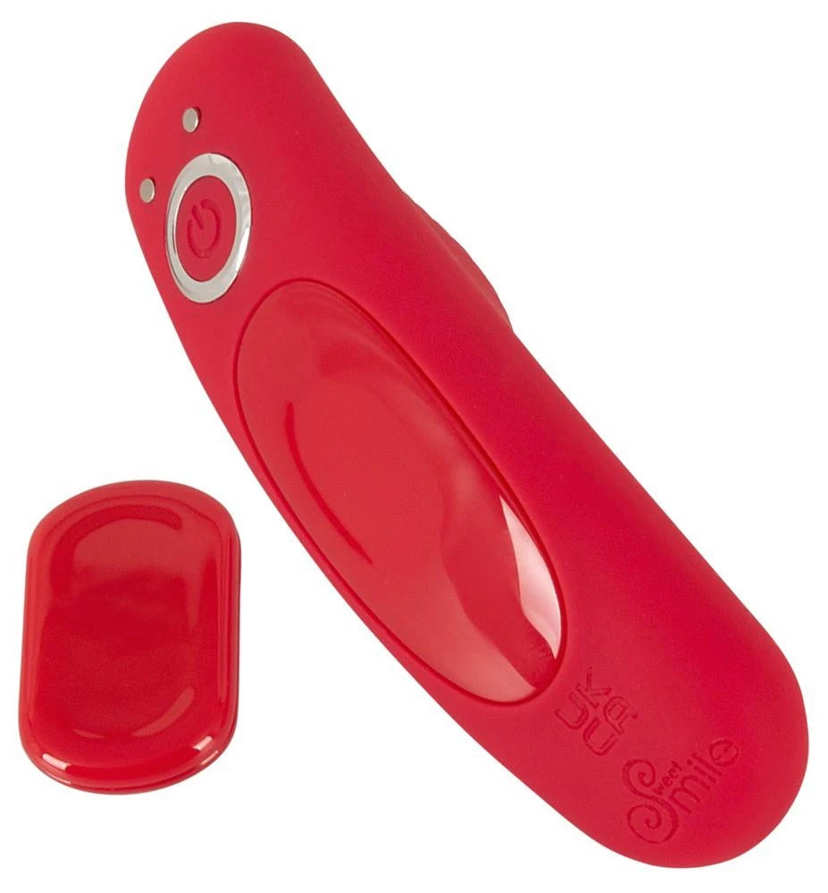 Stimolatore clitorideo 10 funzioni – con telecomando, rosso | Sweet Smile