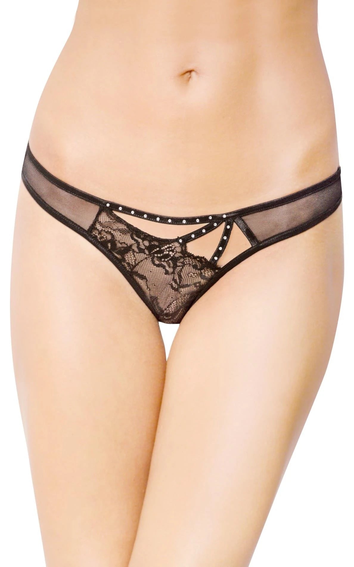 Culotte – en dentelle, noire 89-5591244116 | SoftLine Collection