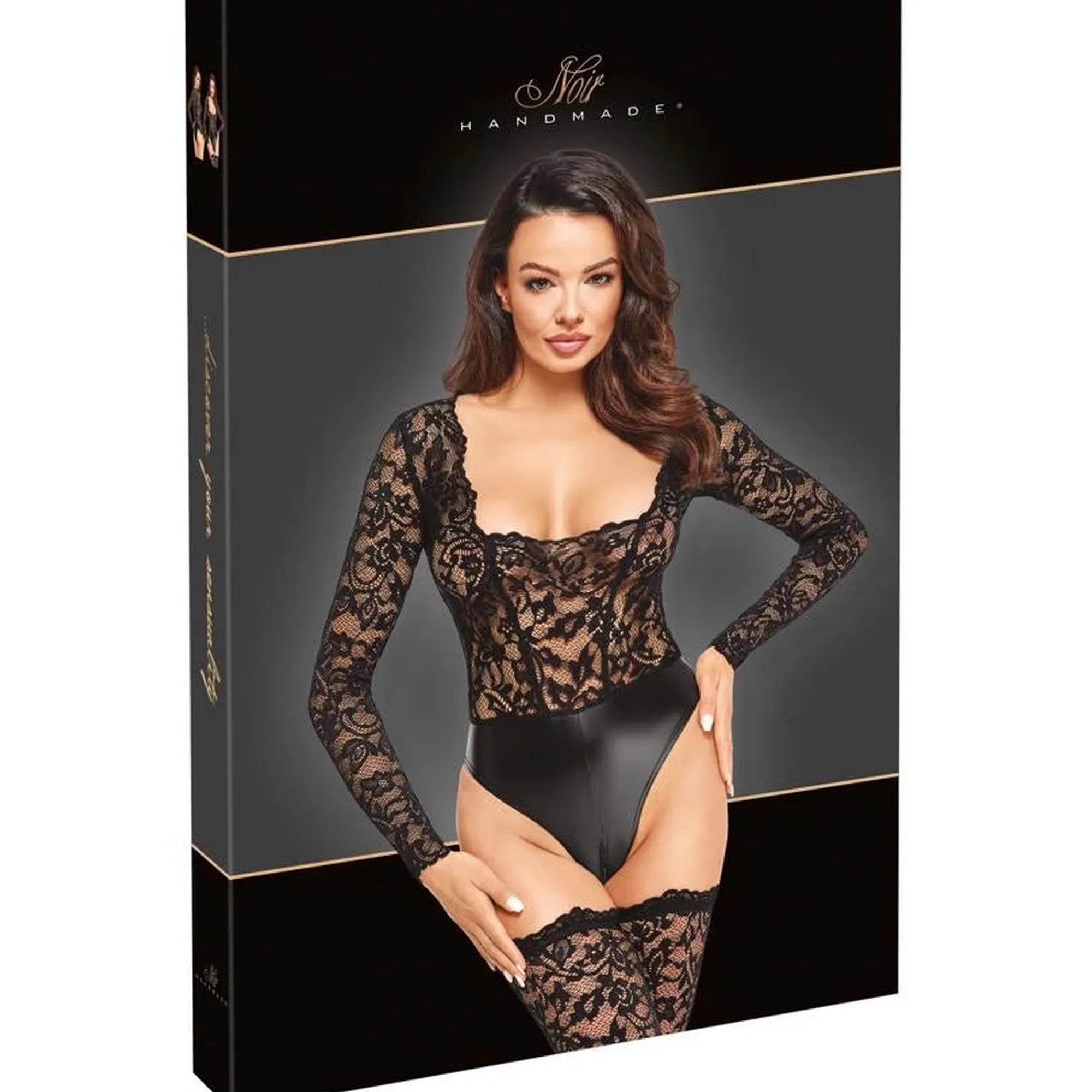 Noir lace body M