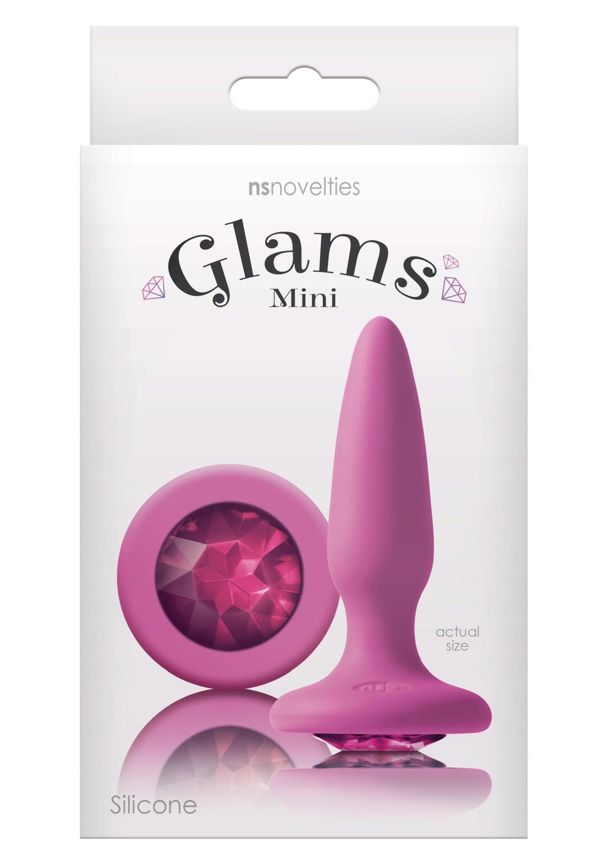 Plug anal Glams – con joya 30-18249-X-PINK | NS Novelties