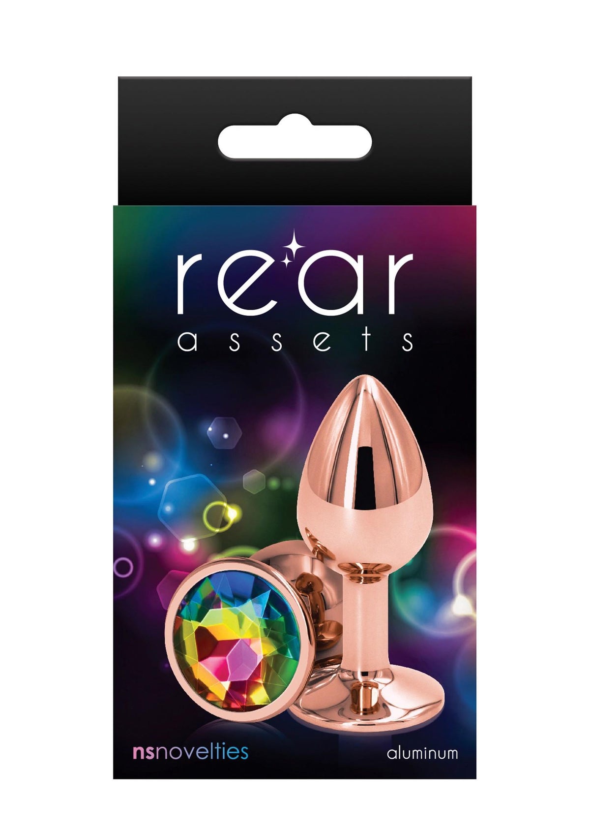 Butt plug Rear Assets – jewelled, multicolour 30-18813-X-MULTICOLOR | NS Novelties
