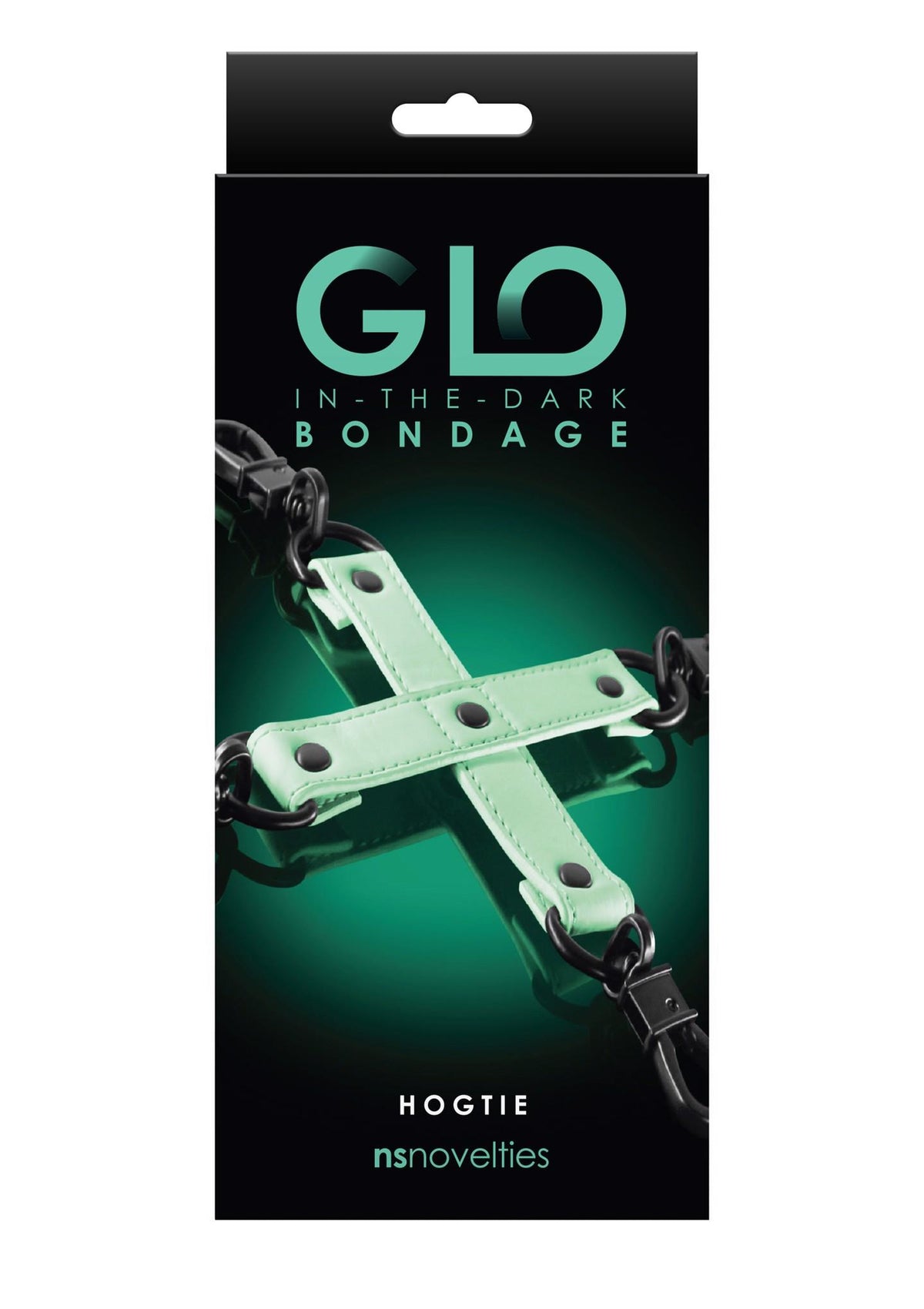 BDSM kellék Glo Hog Tie – világító | NS Novelties