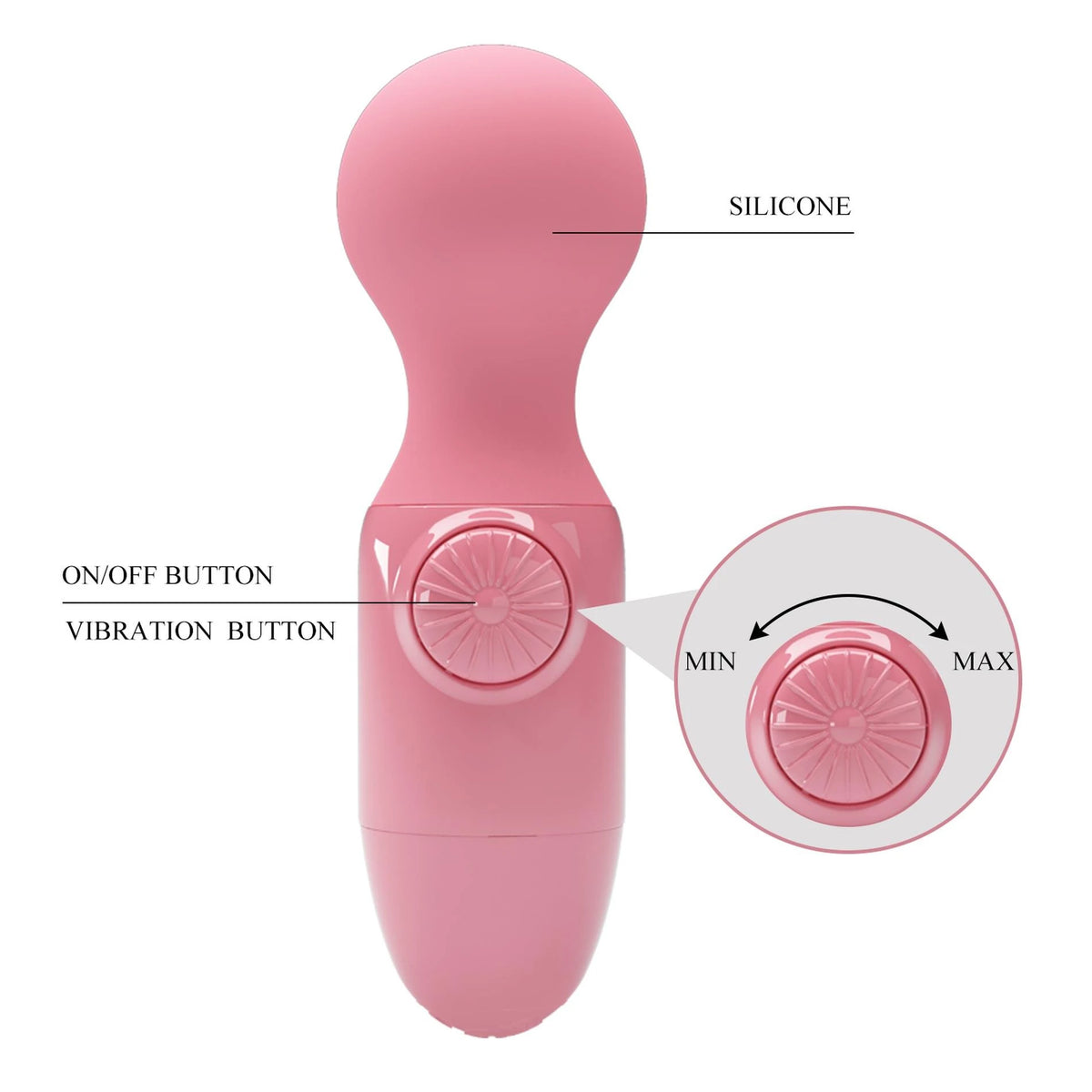 Mini vibrador stick Little Cute | Pretty Love