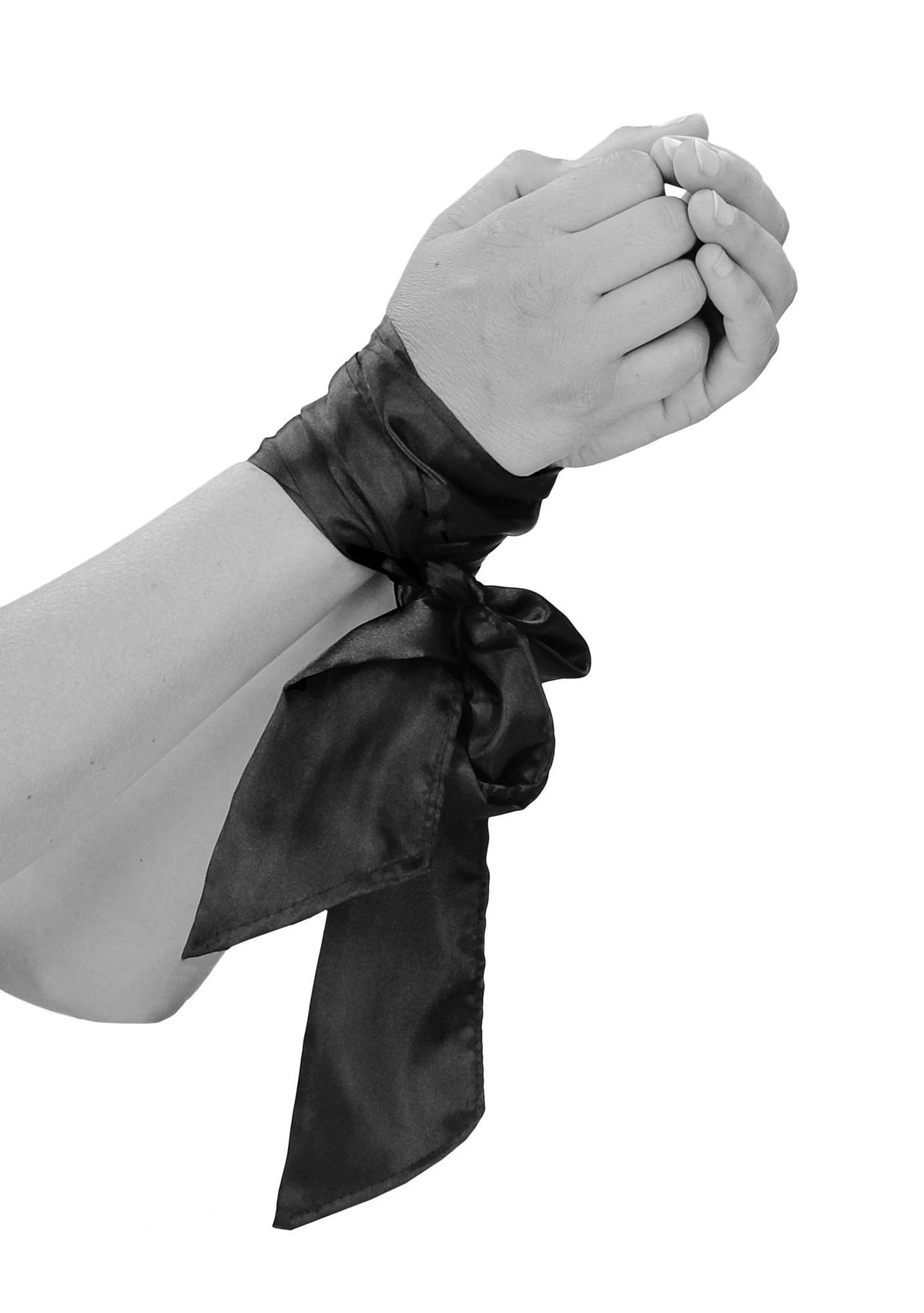 Atadura bondage Silky Ribbon – negra | Ouch!