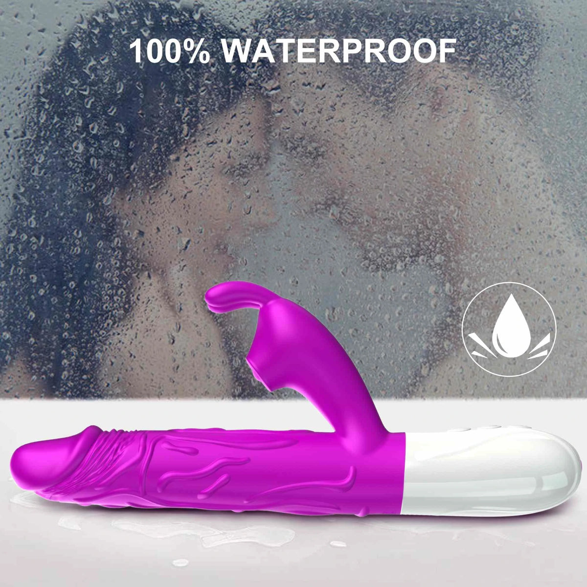 Vibratore rabbit 7 funzioni – ricaricabile, riscaldante, fucsia | Favorites