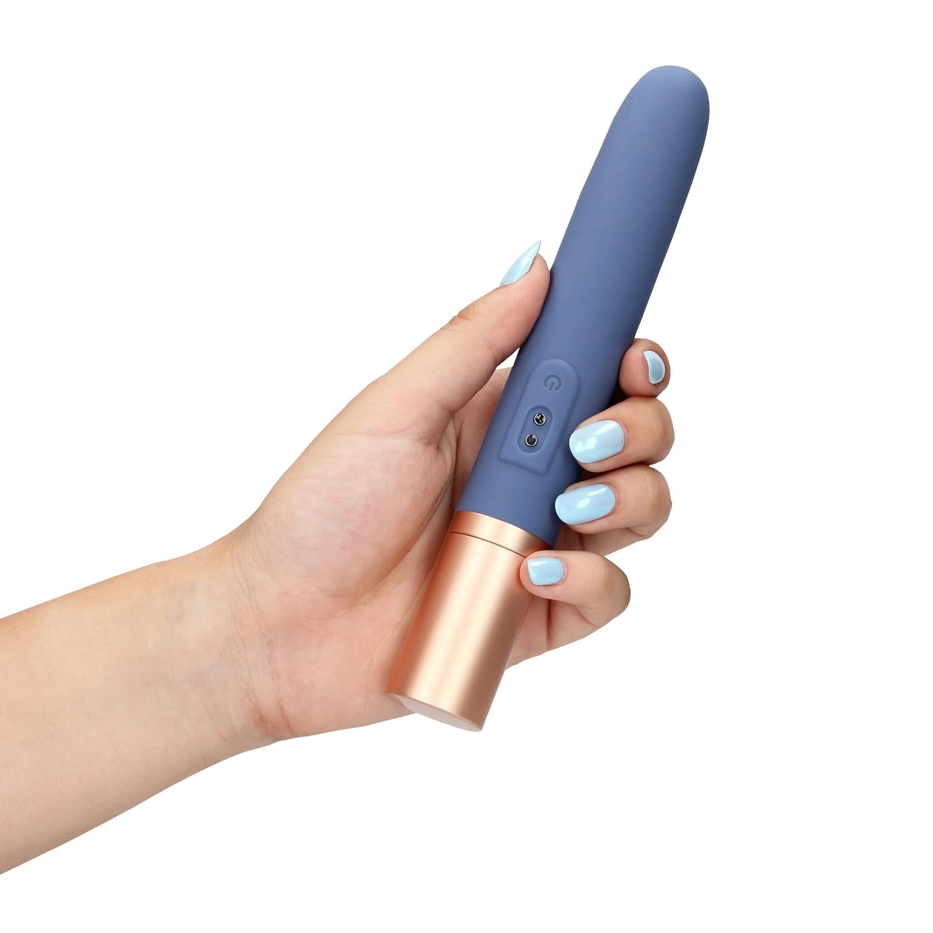 Vibromasseur de voyage avec compartiment lubrifiant et pompe