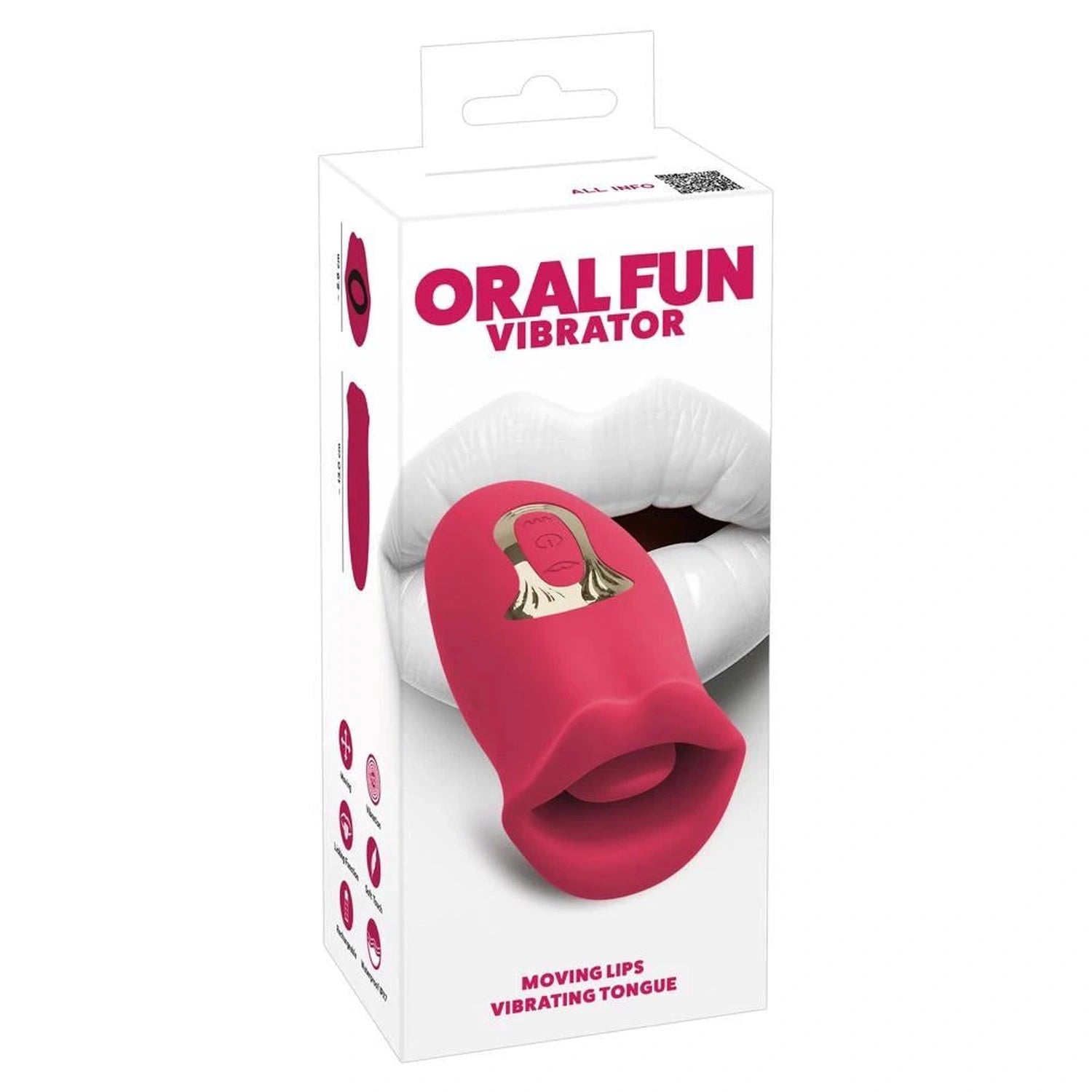Vibromasseur buccal à lèvres mobiles