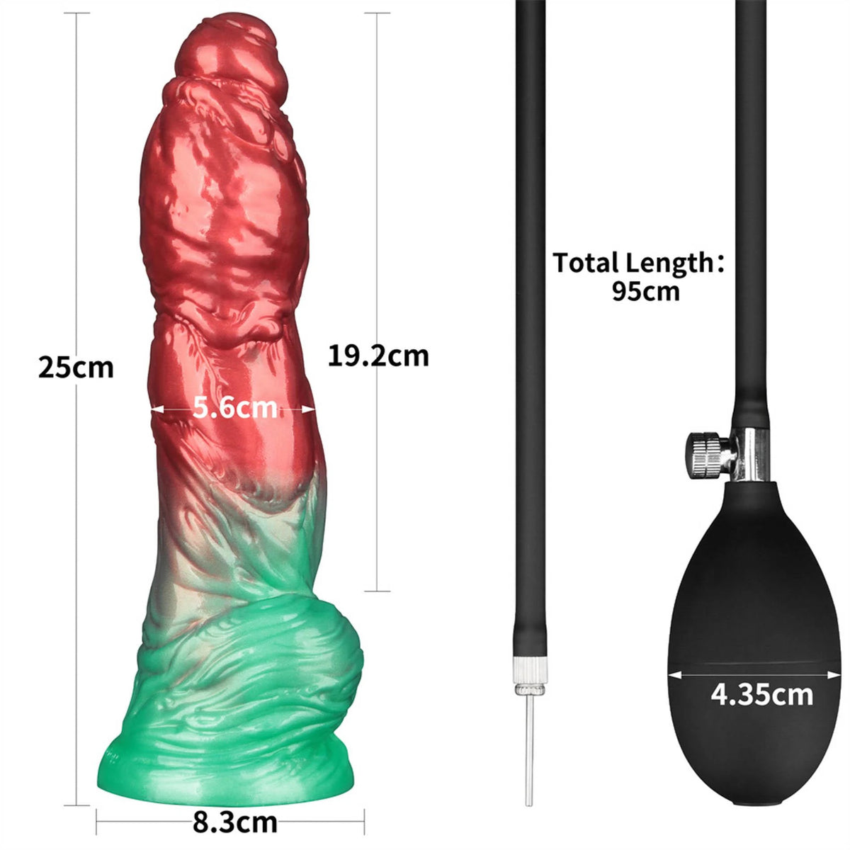 Dildo realistico Density – con ventosa, doppio 10-LV416013 | Lovetoy