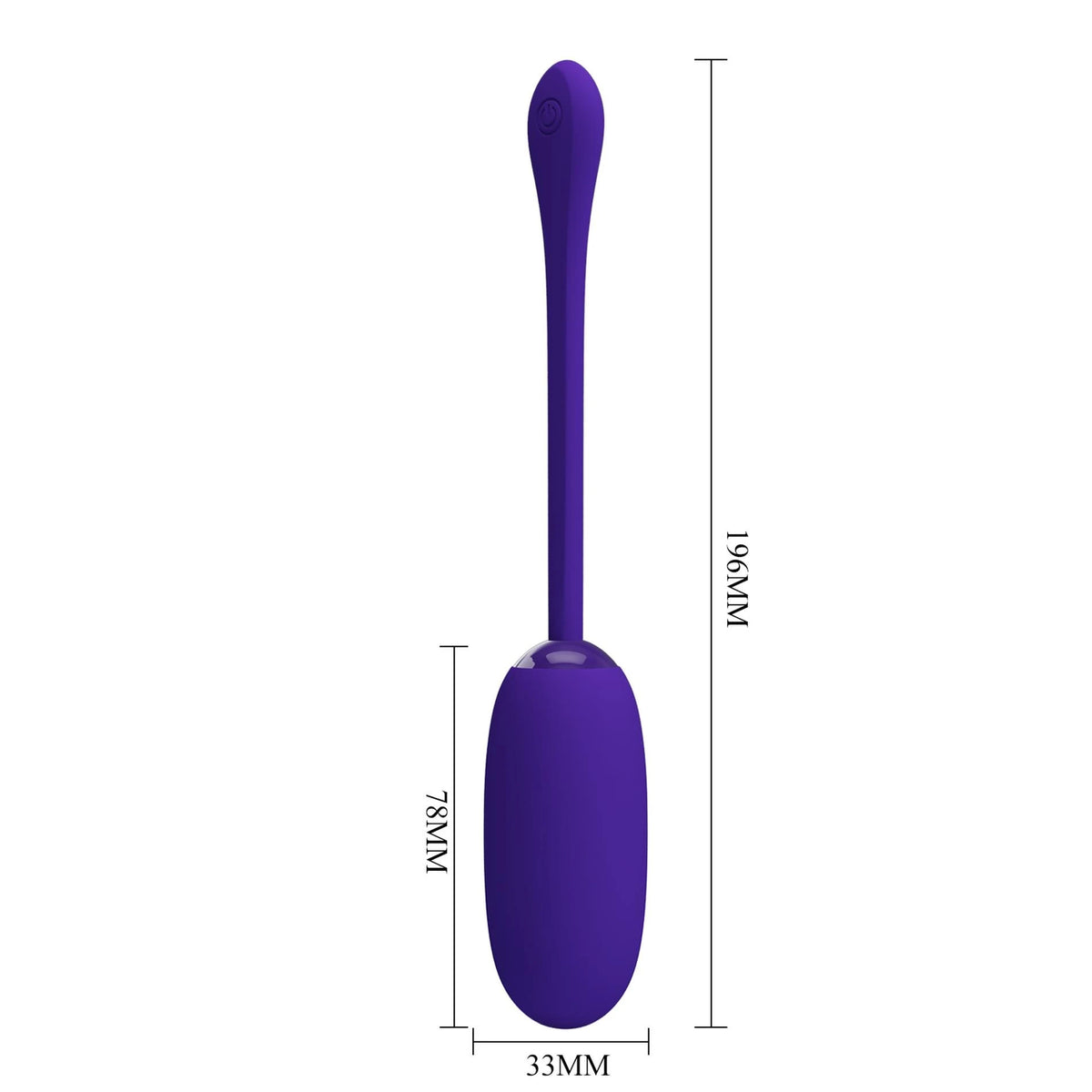 Ovetto vibrante Julius 12 funzioni – ricaricabile, viola | Pretty Love