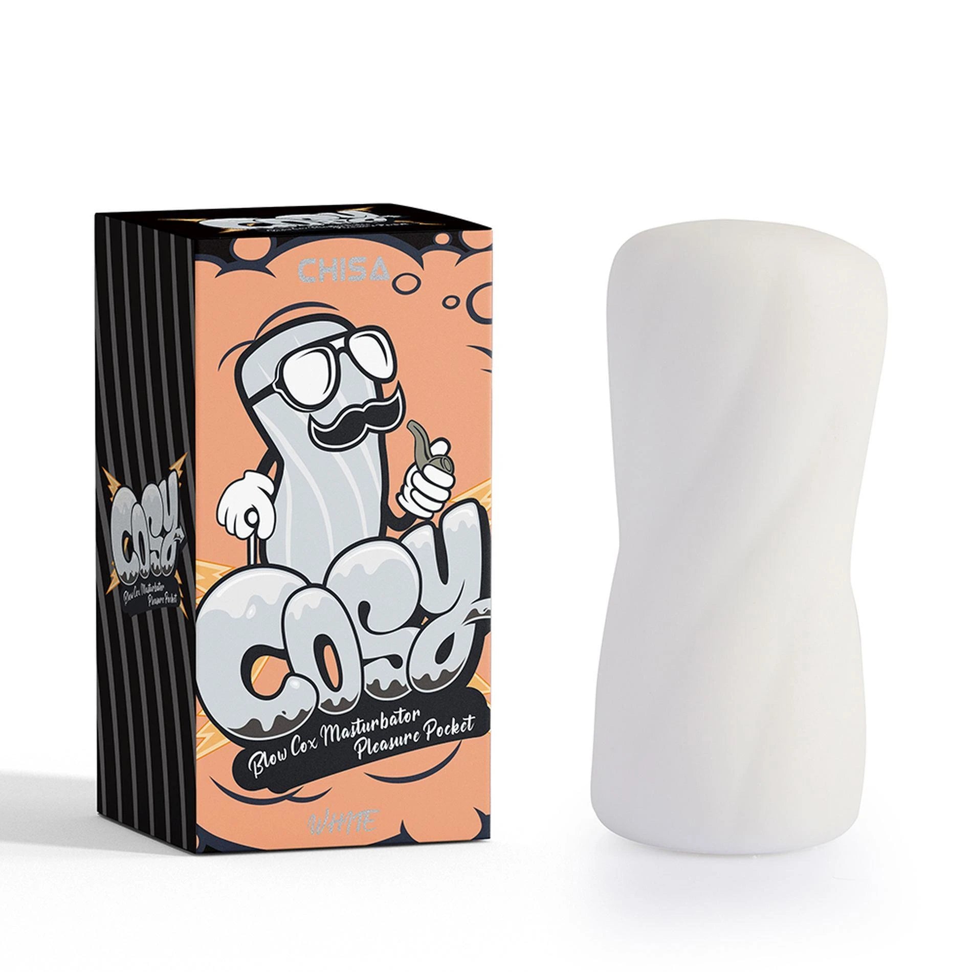 Blow Cox Masturbateur de poche Pleasure Pocket-Blanc