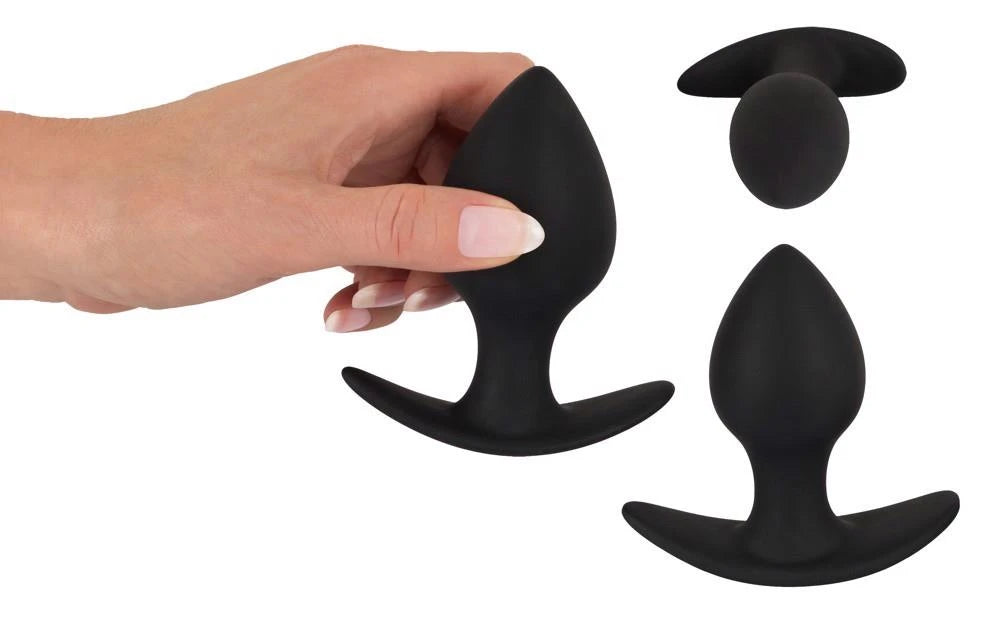 Butt plug Trainer 8.5 cm – black | Black Velvets