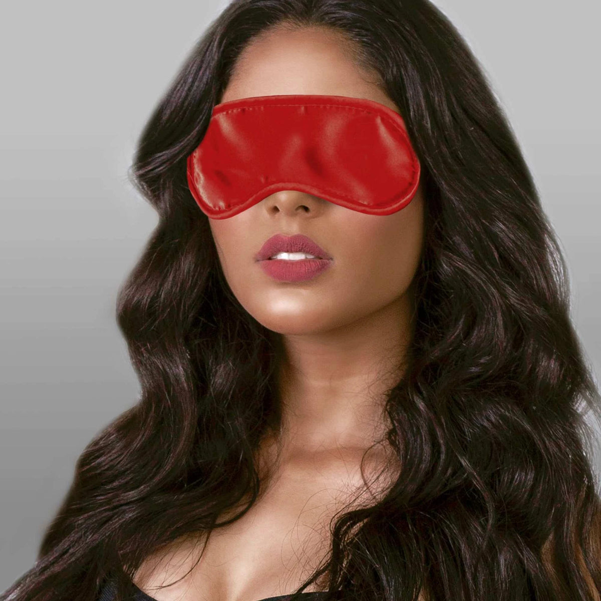 Maszk Opaska Blindfold – piros | Secret Play