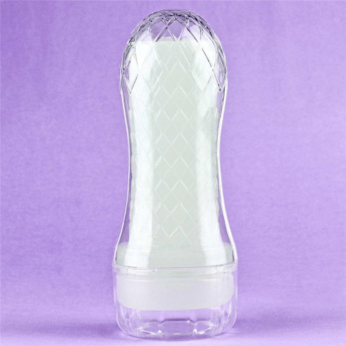 Maszturbátor Lumino Play Pocketed 20.5 cm – vibrációs, zsebméretű, átlátszó | Lovetoy