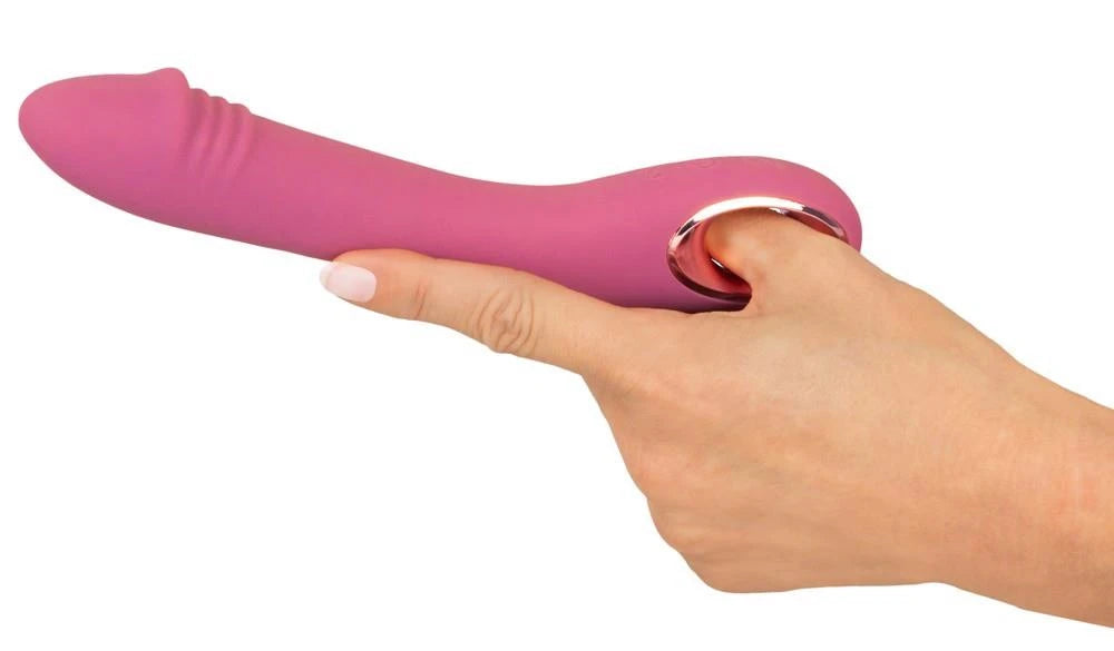 Vibromasseur point G 21.4 cm – rechargeable, rose