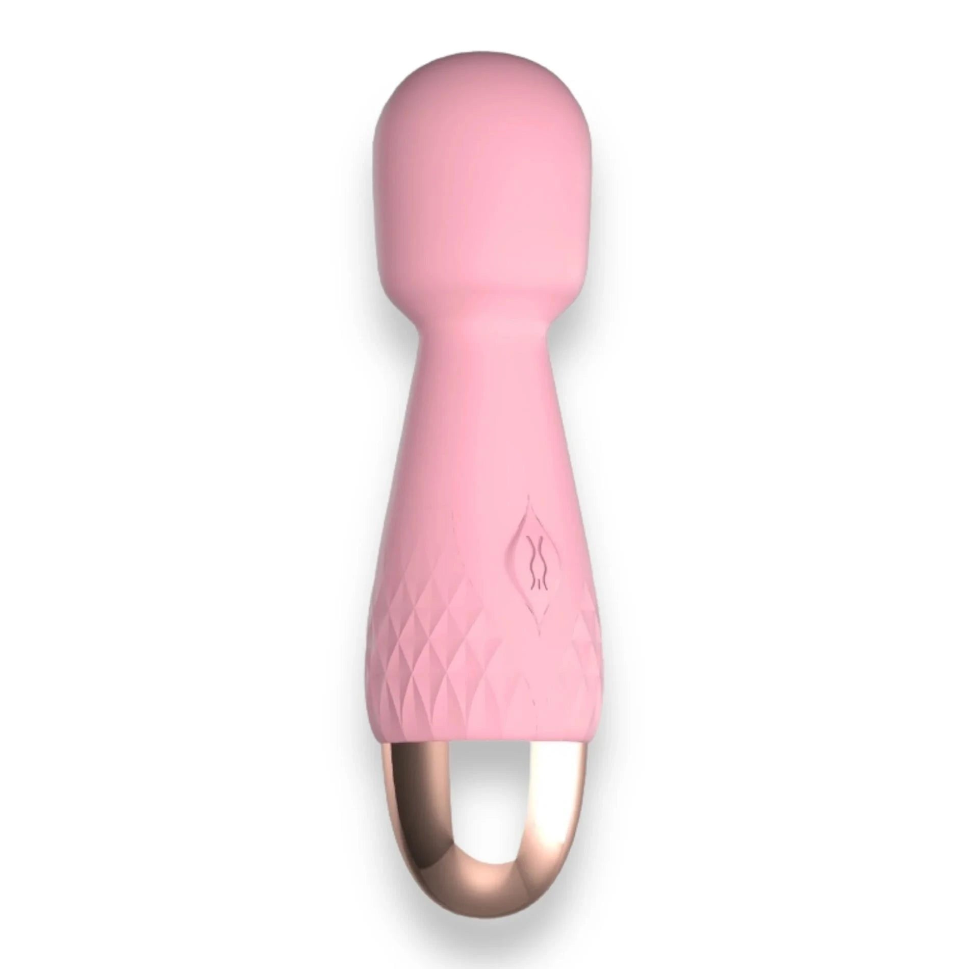 Power Escorts - Mini baguette de luxe rose - Masseur baguette en silicone de 11,6 cm / 4,5 pouces
