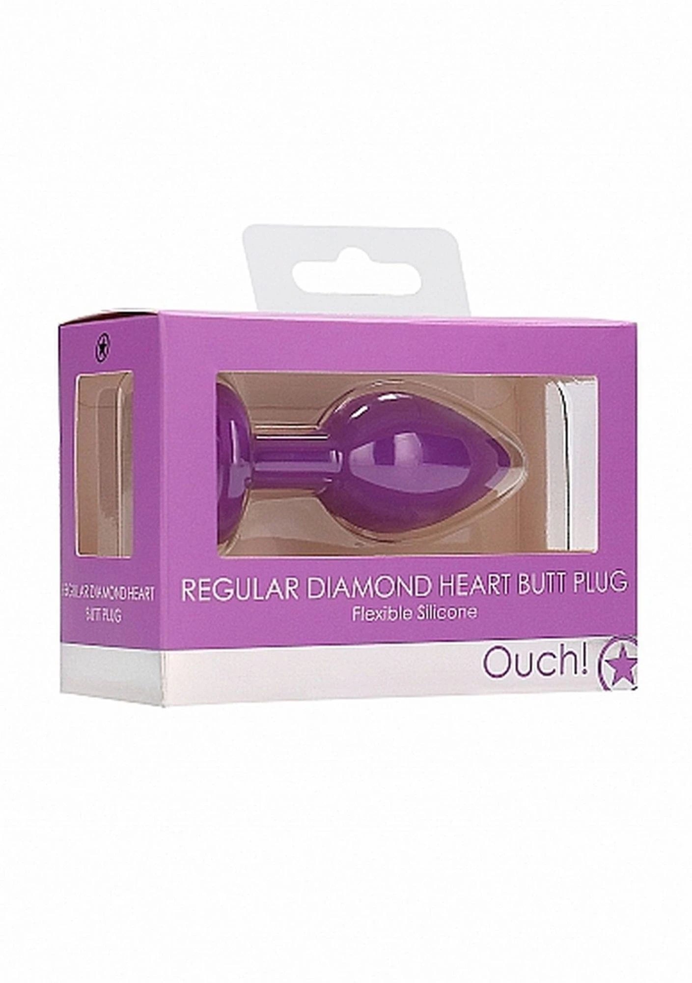 Diamond Heart Butt Plug - Regular