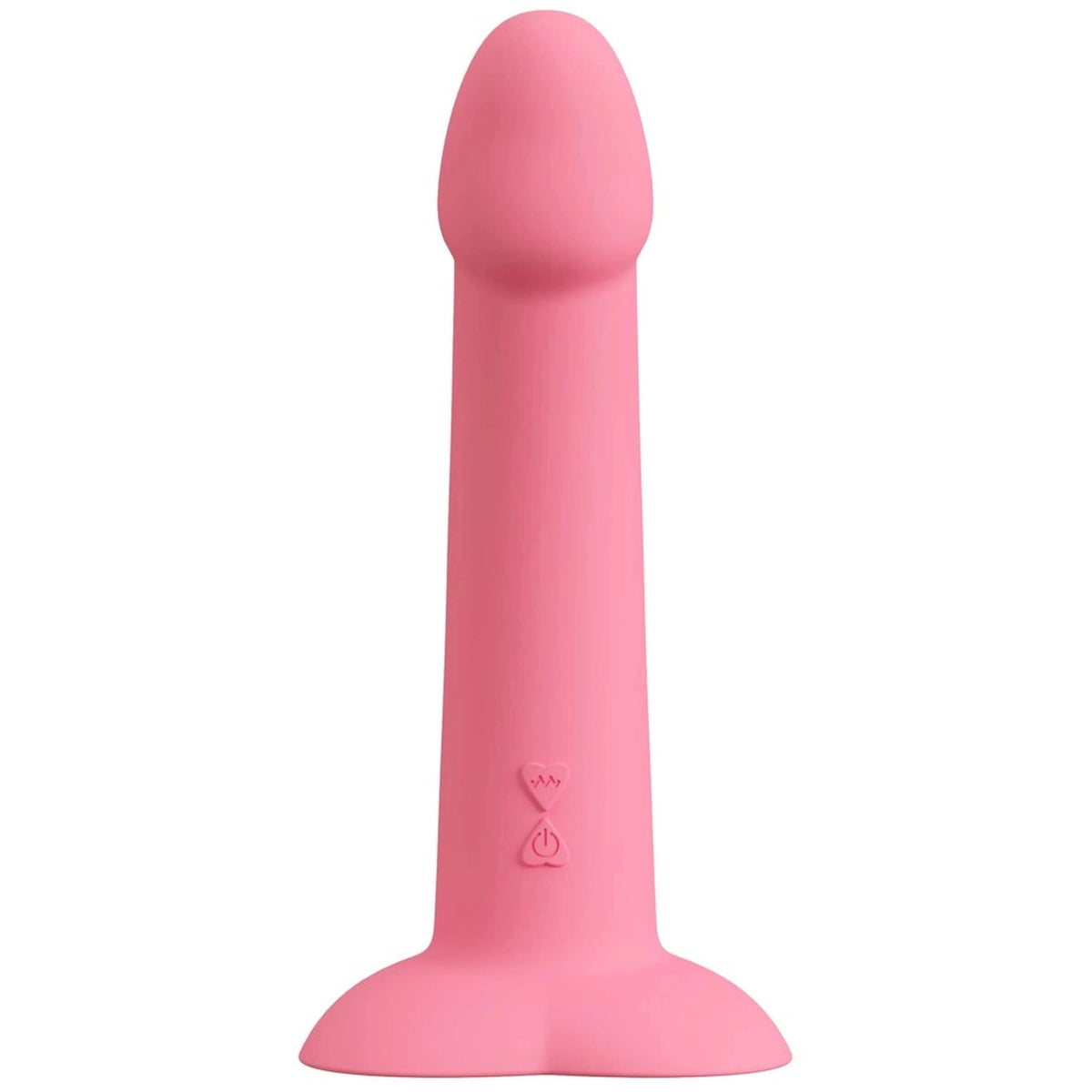 Vibrador especial Heart Guy 19 cm – recargable, rosa
