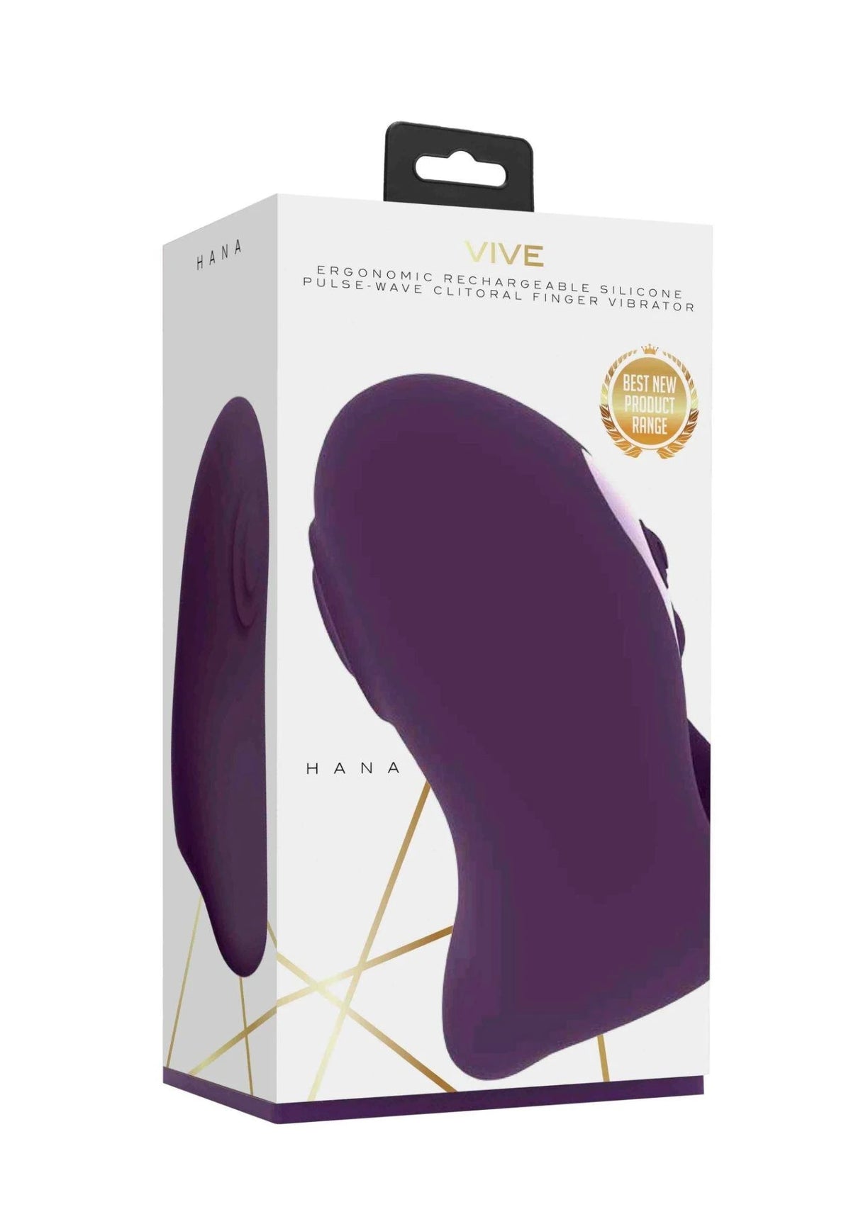 Vibromasseur pour doigt Hana Pulse Wave 10 fonctions – rose | Vive
