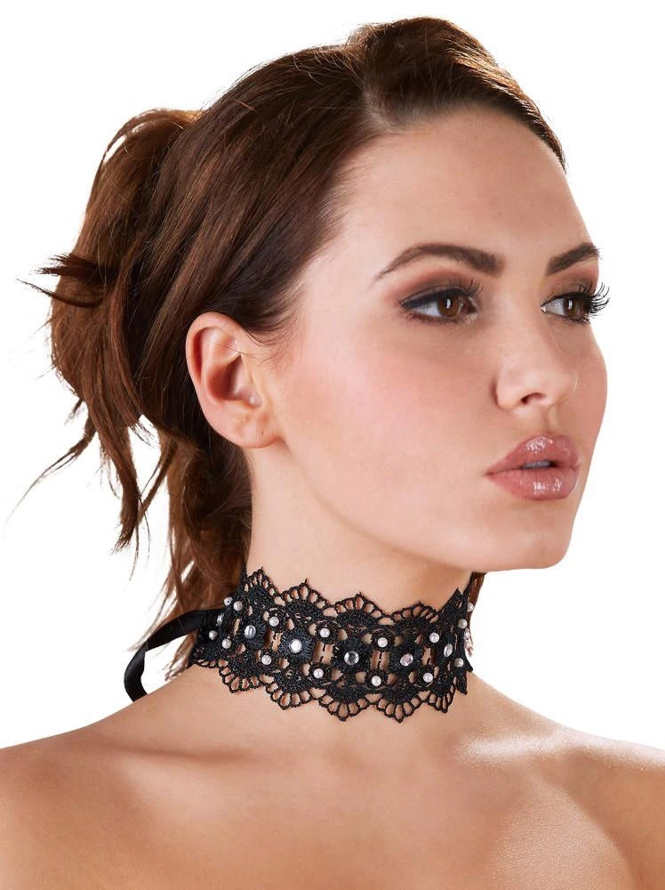 Entrave bondage Choker – noire 24501861001 | Cottelli ACCESSOIRES