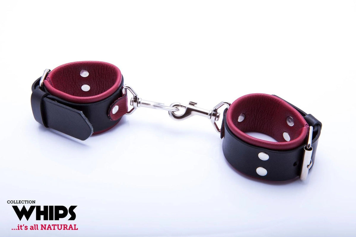 Handschellen Whips karabińczykami – schwarz 58-00047