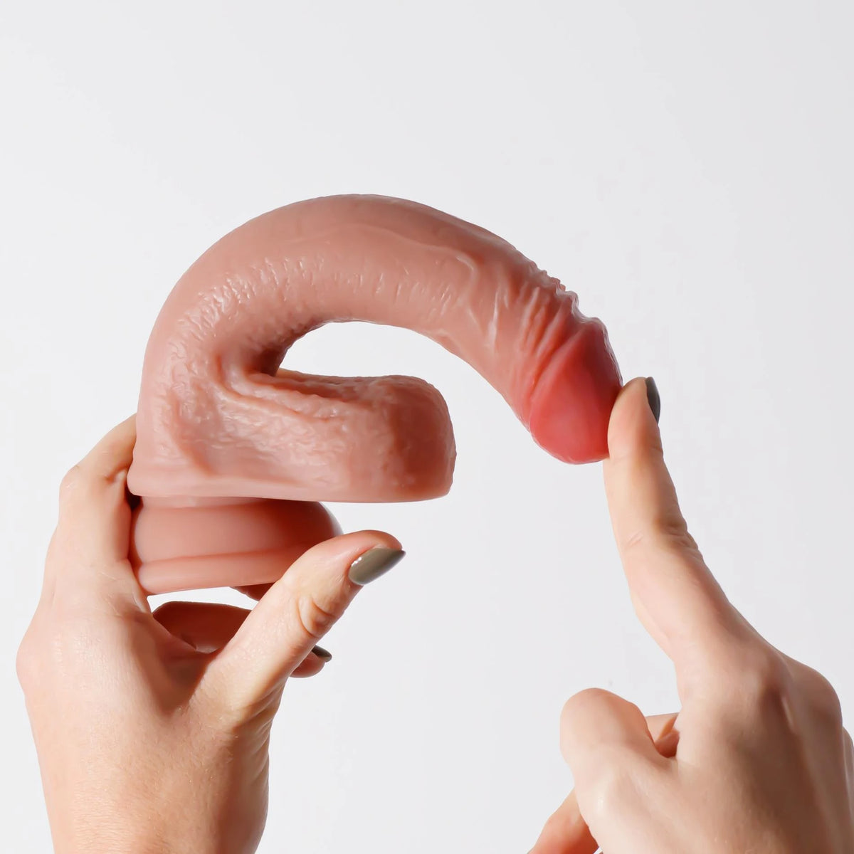 Realistic dildo Inviktus – with suction cup, nude EX24640 | Crushious