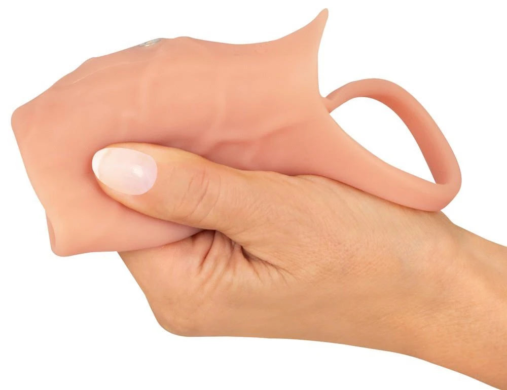 Guaina per il pene RealSleeve 10 funzioni – cava, ricaricabile, nude | Realistixxx