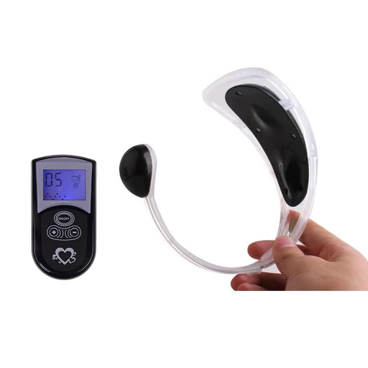 Estimulador de clitóris Invisible 10 funções – com controlo remoto, rosa | Baile