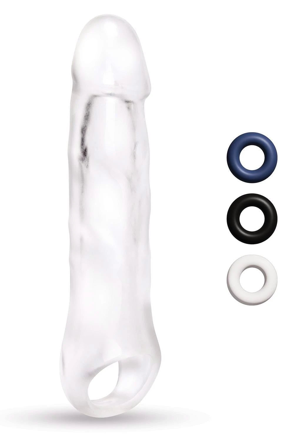 SIZE UP CLEAR VIEW PENIS EXTENDER WITH BALL LOOP CLASSIC