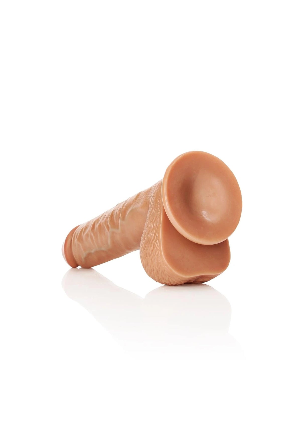 Consolador realista Straight 11.5 cm – con ventosa, tan | RealRock