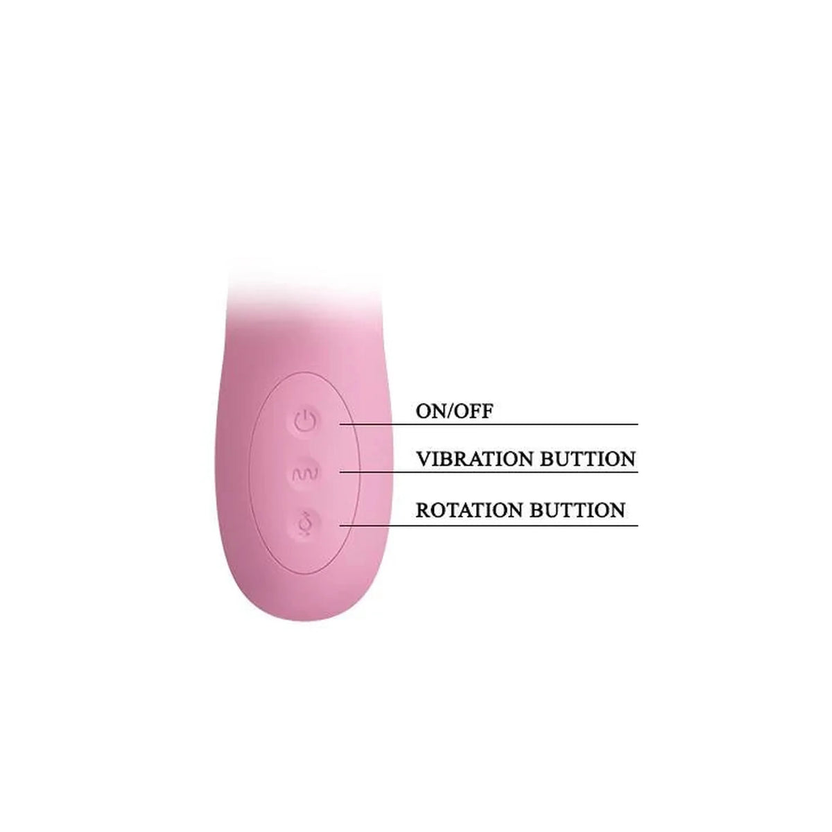 Vibrador ponto G Truman – recarregável, rosa | Pretty Love
