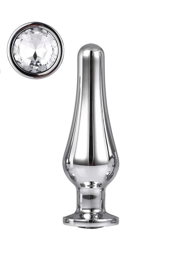 PLUG ANAL ARGENTÉ "GLEAMING LOVE" M