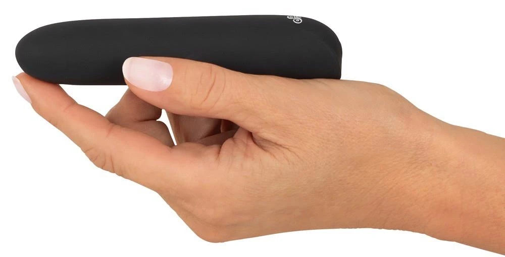 Mini vibrador 10 funciones – recargable, negro | Sweet Smile